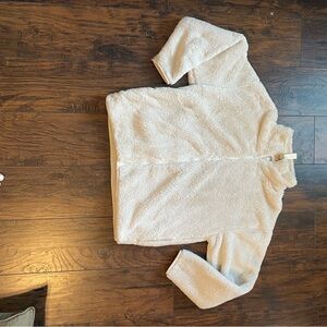 Cozy Cream Zip-Up Jacket
